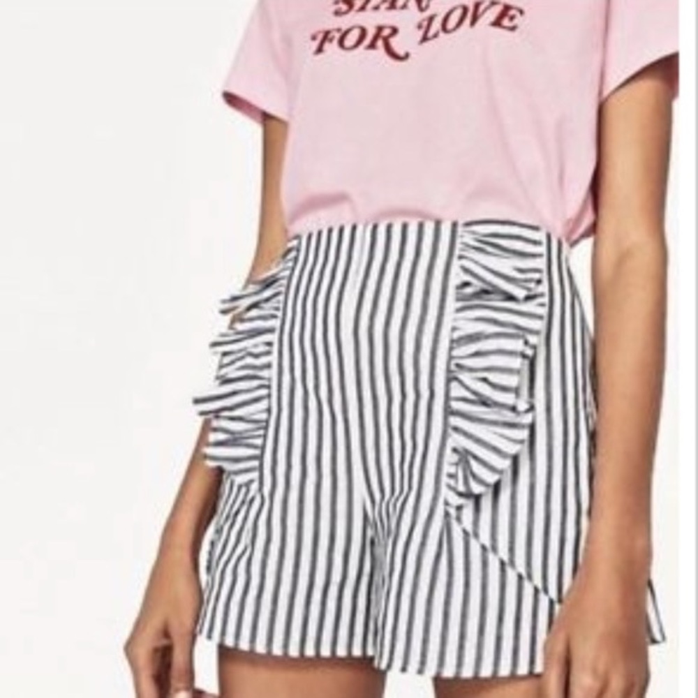 Zara Striped Shorts